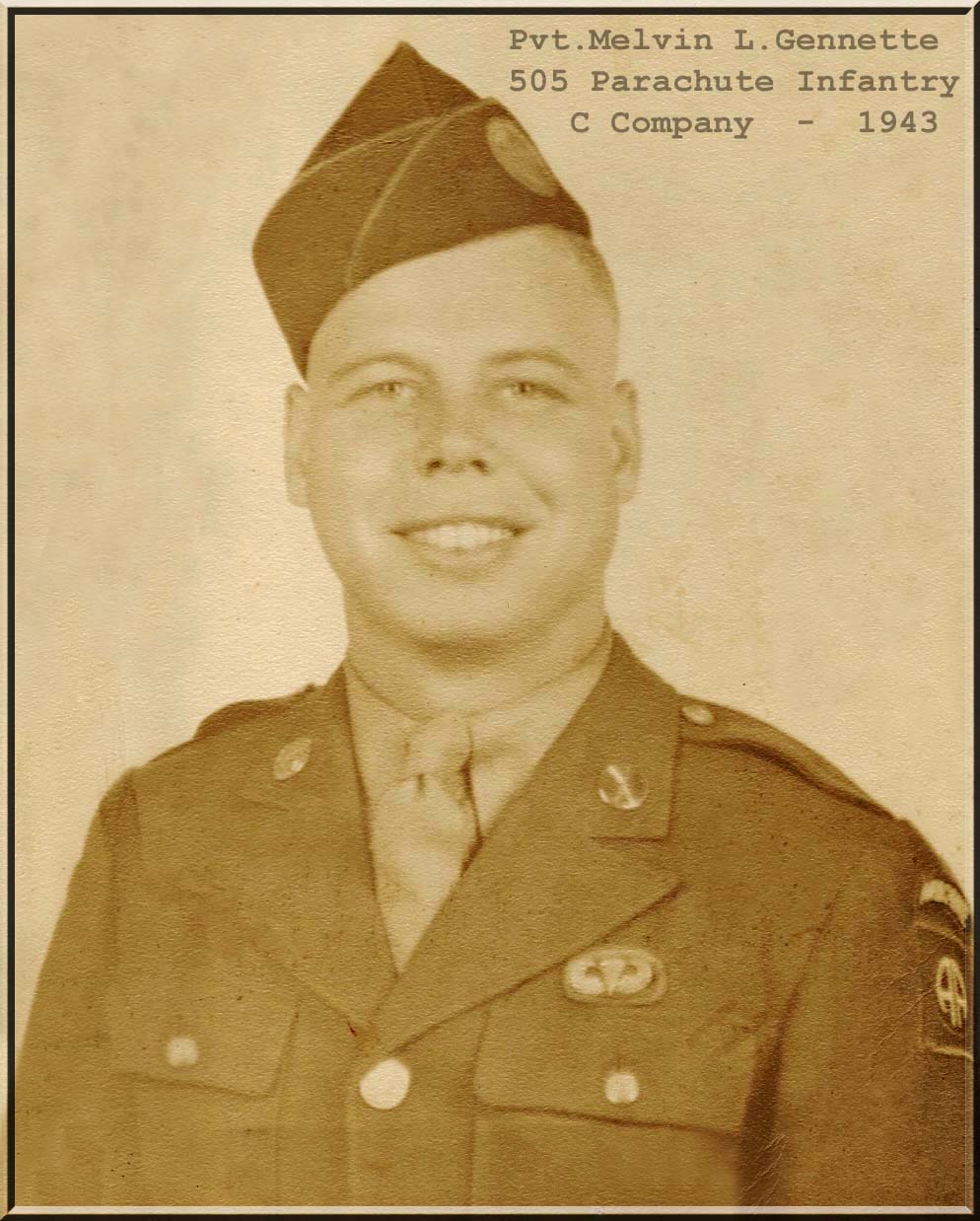 Pvt. Melvin L. Gennette - C Company